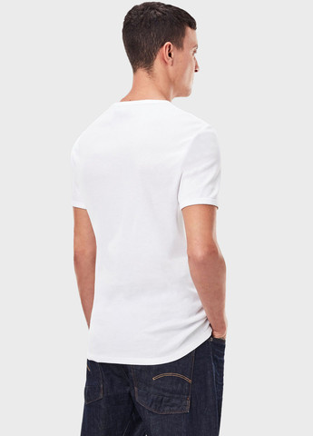 Біла футболка G-Star Raw