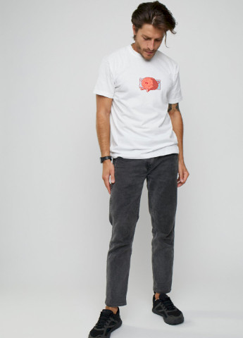 Біла футболка чоловіча basic YAPPI