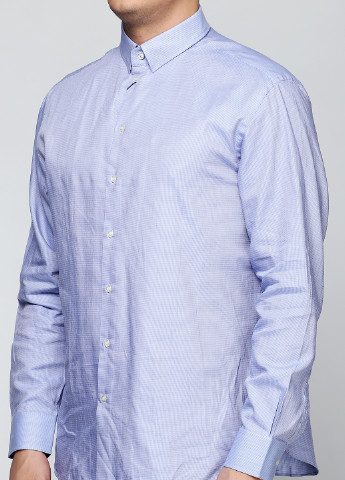 Голубой классическая рубашка Emporio Armani