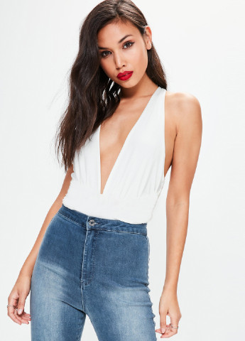 Топ-боди Missguided белые кэжуалы