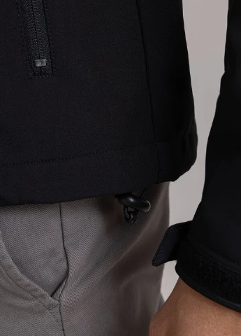 Чорна демісезонна куртка U.S. Polo Assn.