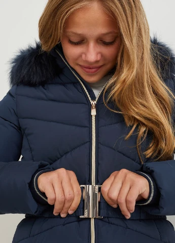 Темно-синяя зимняя куртка C&A