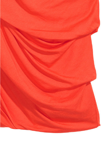 Оранжевое повседневный платье H&M однотонное