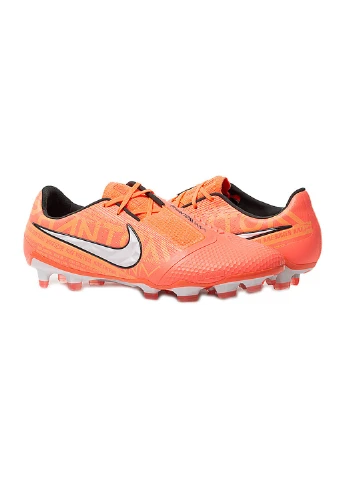 Оранжевые бутсы phantom venom elite fg Nike