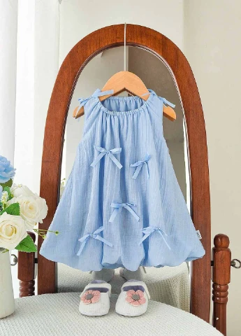 Блакитна сукня SHEIN (367210806)