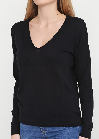 Чорний демісезонний пуловер пуловер United Colors of Benetton