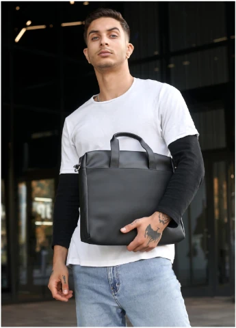 Чоловіча сумка для ноутбука 35х28х5 см Sambag (254595311)