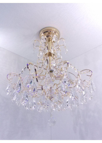 Люстра стельова кришталева 90050/4 Золото 59х49х49 см. Sunnysky (253122200)