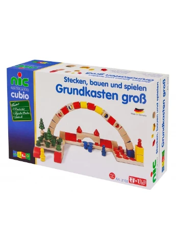 Конструктор cubio деревянный 96 эл. (NIC2102) NIC cubio деревянный 96 эл. (249598416)