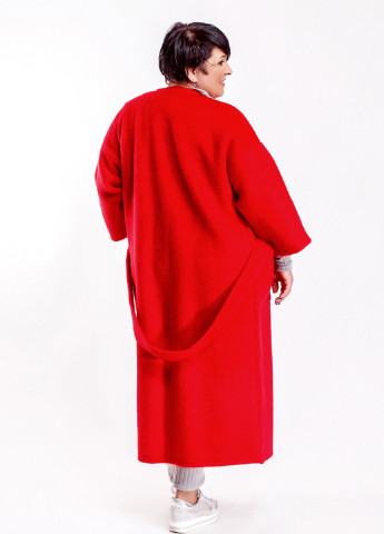Красное демисезонное Пальто Modna Anka