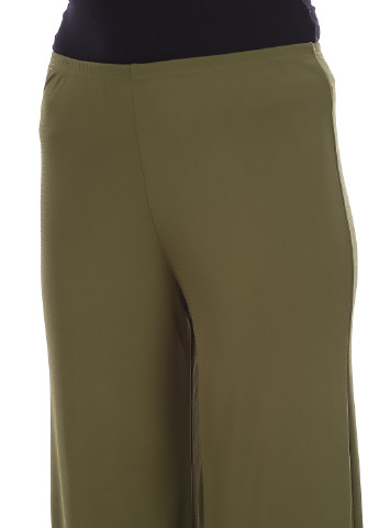 Зеленые кэжуал летние прямые брюки Paolo Pecora