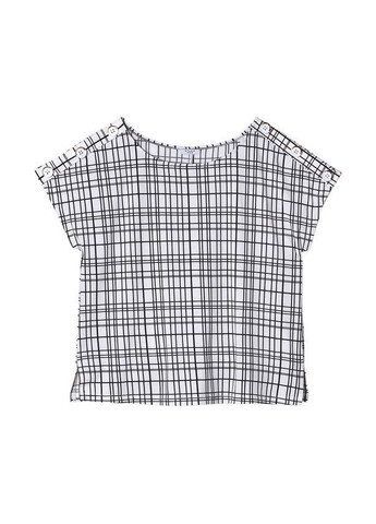 Чорно-біла блуза Studio 1886