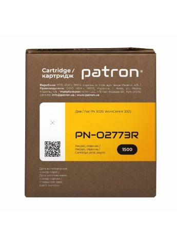 Картридж (PN-02773R) Patron XEROX Phaser 3020/WC3025 106R02773 Extra (247616538)