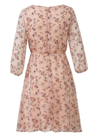 Пудрова кежуал сукня а-силует Esmara з квітковим принтом