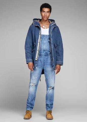 Синя демісезонна куртка Jack & Jones