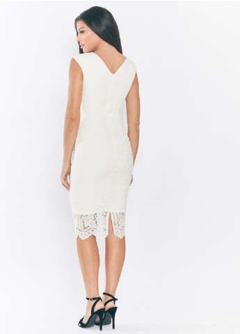 Білий кежуал плаття, сукня футляр Jessica Wright однотонна