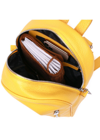 Кожаный рюкзак 21х28х9 см Shvigel (253660213)