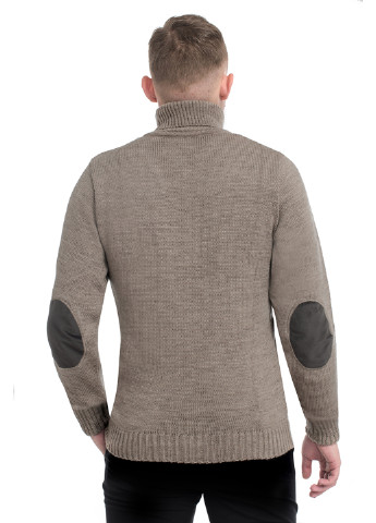 Серо-коричневый демисезонный свитер SVTR