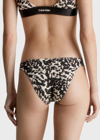 Цветные купальные трусики с рисунком Calvin Klein