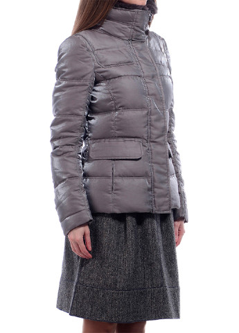 Серый зимний Пуховик Geospirit