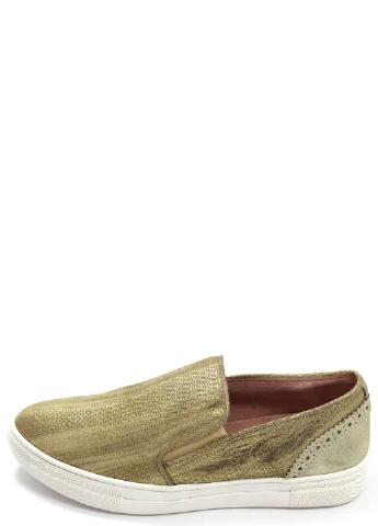 Золотые женские слипоны Hush Puppies однотонные