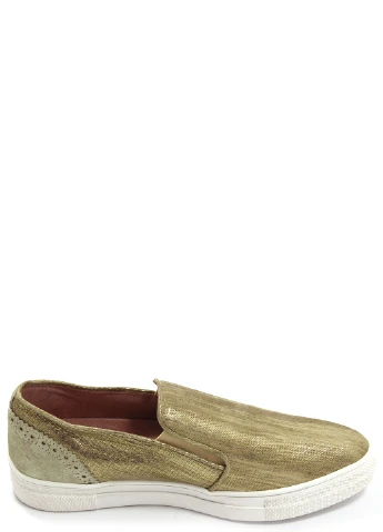 Золотые женские слипоны Hush Puppies однотонные