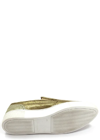 Золотые женские слипоны Hush Puppies однотонные