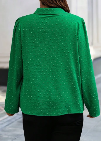 Зелена блуза SHEIN