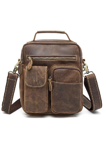 Мужская кожаная сумка 22х28х6 см Vintage (229460227)
