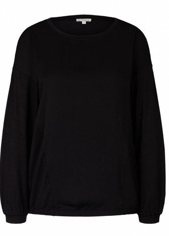 Черная демисезонная блуза Tom Tailor