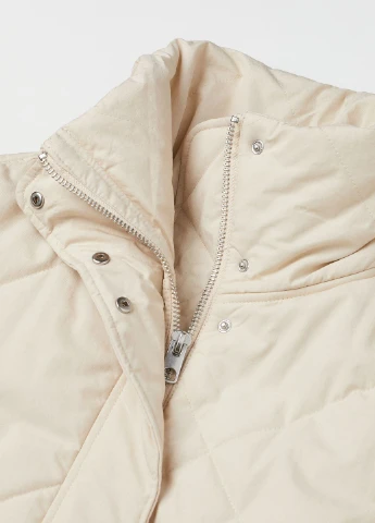 Светло-бежевое зимнее Пальто H&M