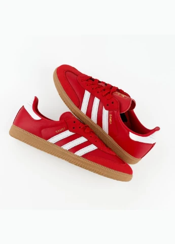 Кросівки IE6524 adidas Samba OG червоні демісезони (317235603)