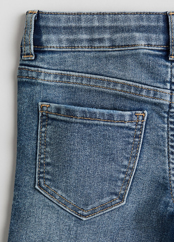 Синие демисезонные прямые джинсы H&M