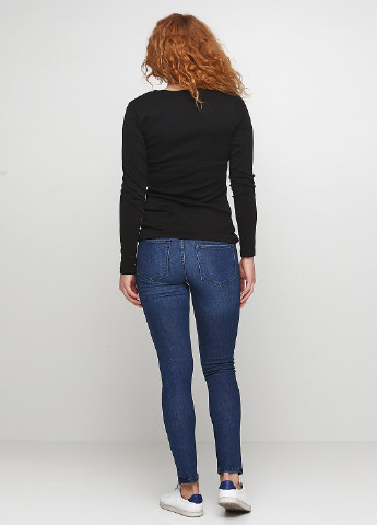 Синие демисезонные джинсы скинни H&M