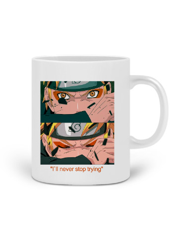 Кружка Наруто Узумакі (Naruto Uzumaki) 330 мл горнятко керамічне (20259-2816) MobiPrint (221743190)