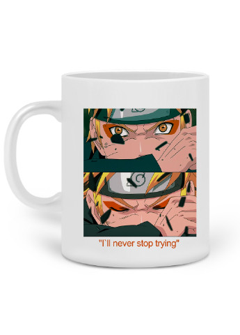 Кружка Наруто Узумакі (Naruto Uzumaki) 330 мл горнятко керамічне (20259-2816) MobiPrint (221743190)