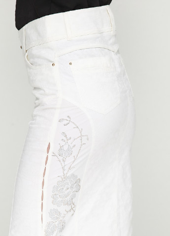Молочная кэжуал юбка Sassofono со средней талией