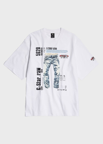 Белая футболка G-Star Raw