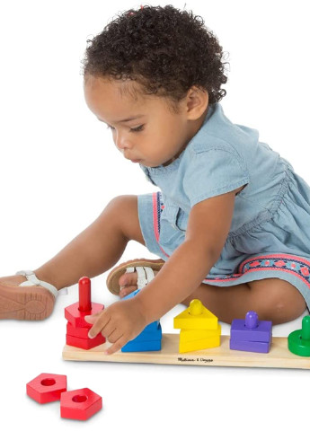 Пирамиды на платформе, 8,9х11,9х34,3 см Melissa & Doug (251317563)