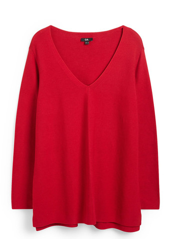 Красный демисезонный пуловер пуловер C&A
