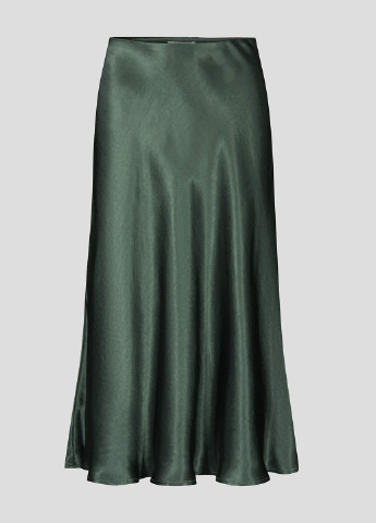 Темно-зеленая кэжуал однотонная юбка Orsay а-силуэта (трапеция)