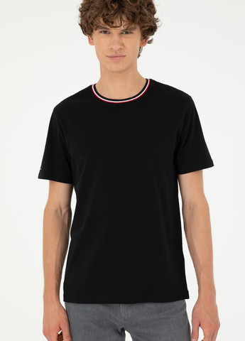 Черная футболка U.S. Polo Assn.