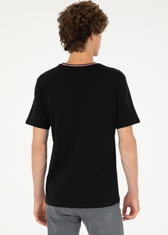 Черная футболка U.S. Polo Assn.