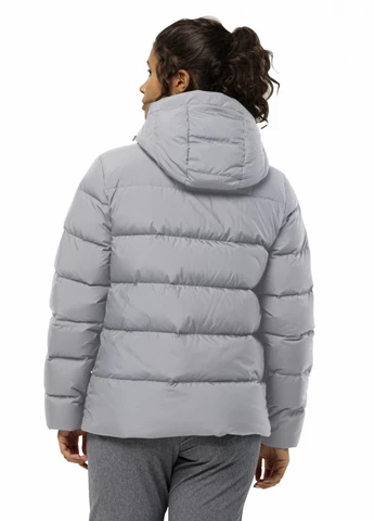 Сірий зимній Пуховик Jack Wolfskin