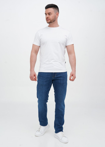 Темно-синие демисезонные прямые джинсы Trend Collection