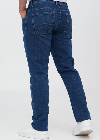 Темно-синие демисезонные прямые джинсы Trend Collection