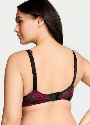 Чорний демісезонний комплект (бюстгальтер, трусики) Victoria's Secret