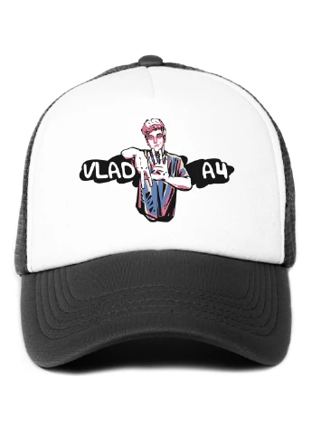 Кепка Тракер детская блогер Влад Бумага А4 (blogger Vlad A4) (33404-2621) MobiPrint (220824510)