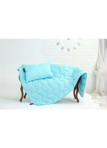 Ковдра MirSon Набір 3M Thinsulate Всесезонний 1664 Eco Light Blue Ковдра + (2200002657327) No Brand (254013739)