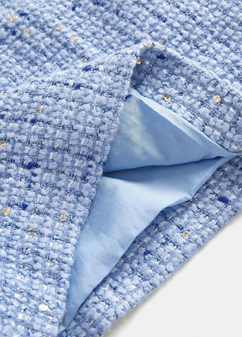 Комбінезон SHEIN комбінезон-шорти меланж світло-синій кежуал поліестер